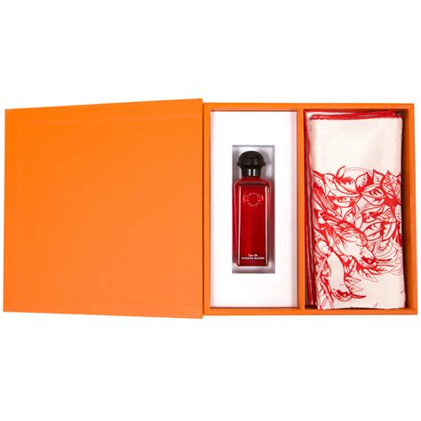 hermes eau de rhubarbe easy cosmetics|Hermes rhubarb gift set.